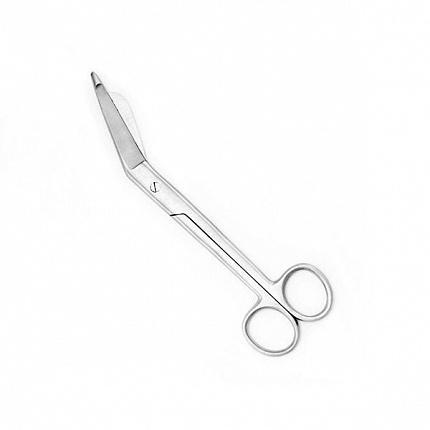 Ножницы (Ножницы для разрез. повязок с пуговкой гориз. изогн. 185мм ) 27-106(н-14 Ножницы Lister